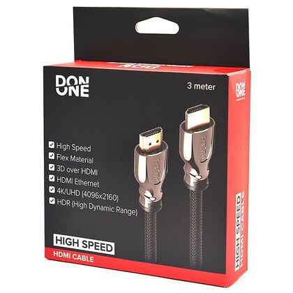 Don One HDMI 2.0v Cable 3m